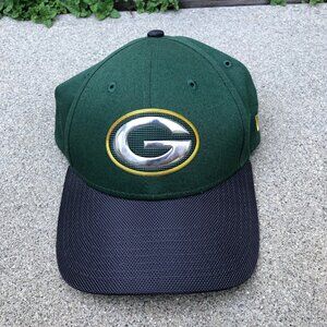 NEW ERA Green Bay Packers Hat Women's One Size 9Forty Cap NFL Green
